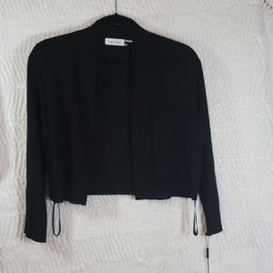 Calvin Klein black Bolero/shrug sweater. Size: XL